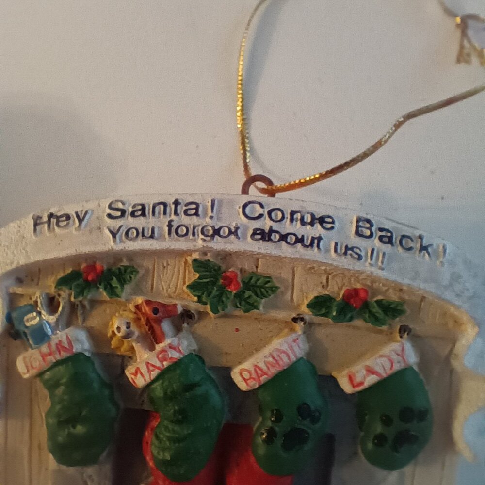 3 PC Dog Christmas Ornaments NWOT - Picture 7 of 7